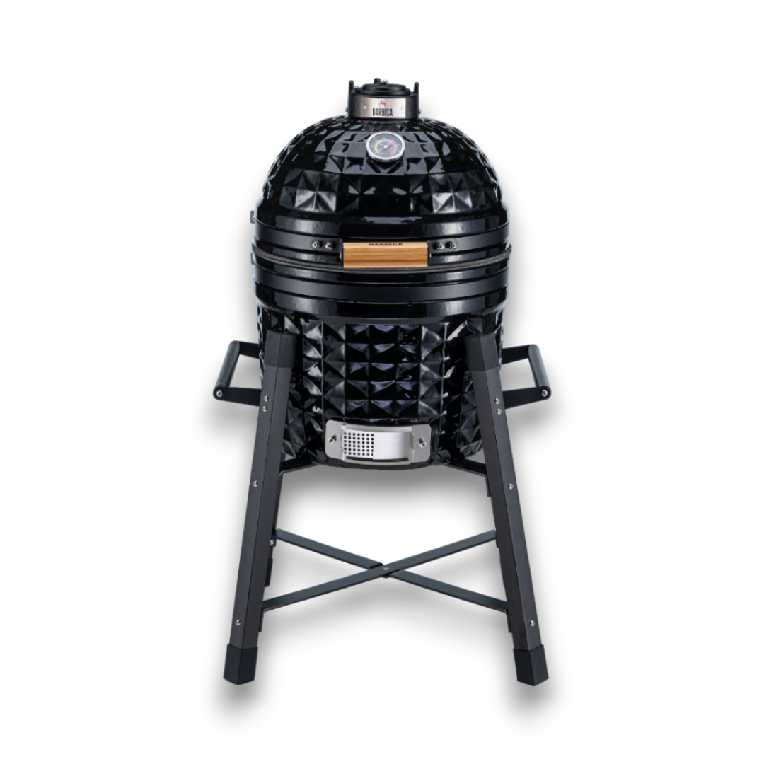 Kamado 15" + stalak - 39 cm - Crni