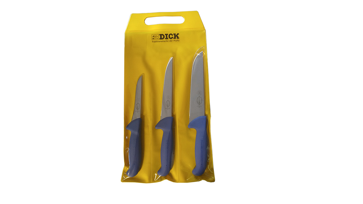 Set noževa - Dick - plave drške