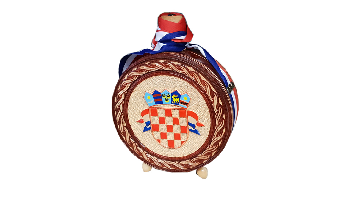 Drvena čutura - 0,75 l - Hrvatska