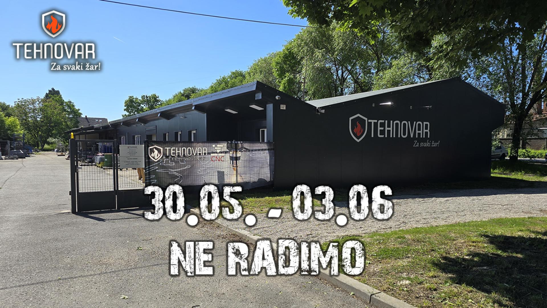 Obavijest o ne radnim danima povodom dana Državnosti i blagdana Tijelova!