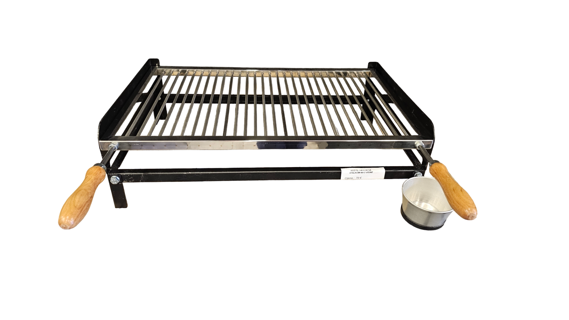 Gradela - inox "50x70" sa stalkom
